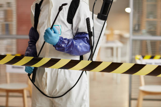 Professional Blood Cleanup technician working in Allyn, WA